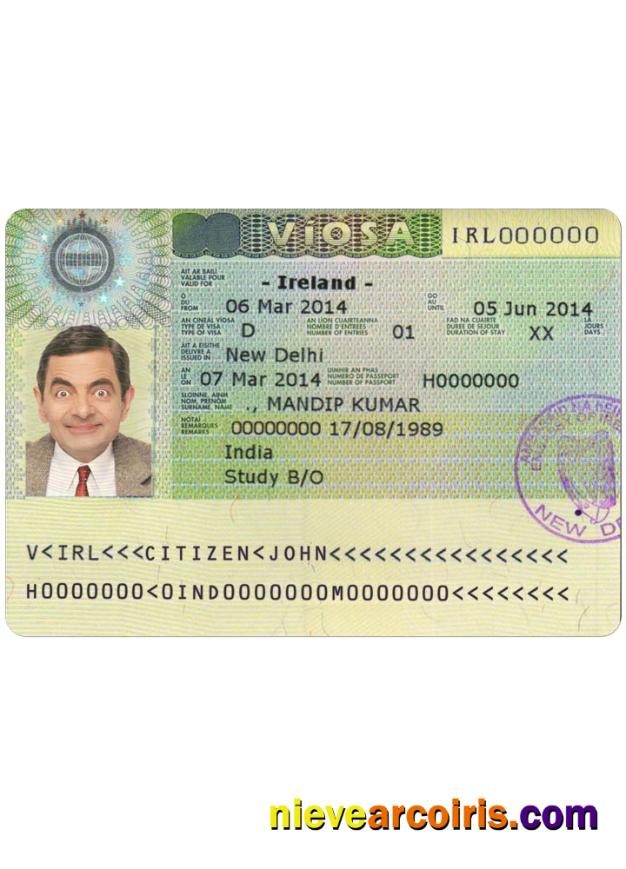 IREALAND visa